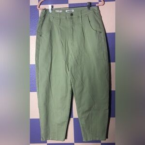 NWT Vigoss Axl Balloon High Rise Pants in Light Green - Size 30